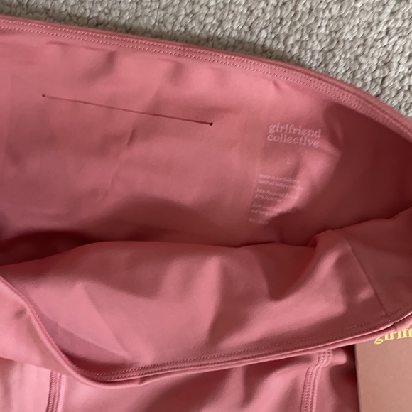 Girlfriend collective crop leggings, pink rose, L, - Picture 3 of 3